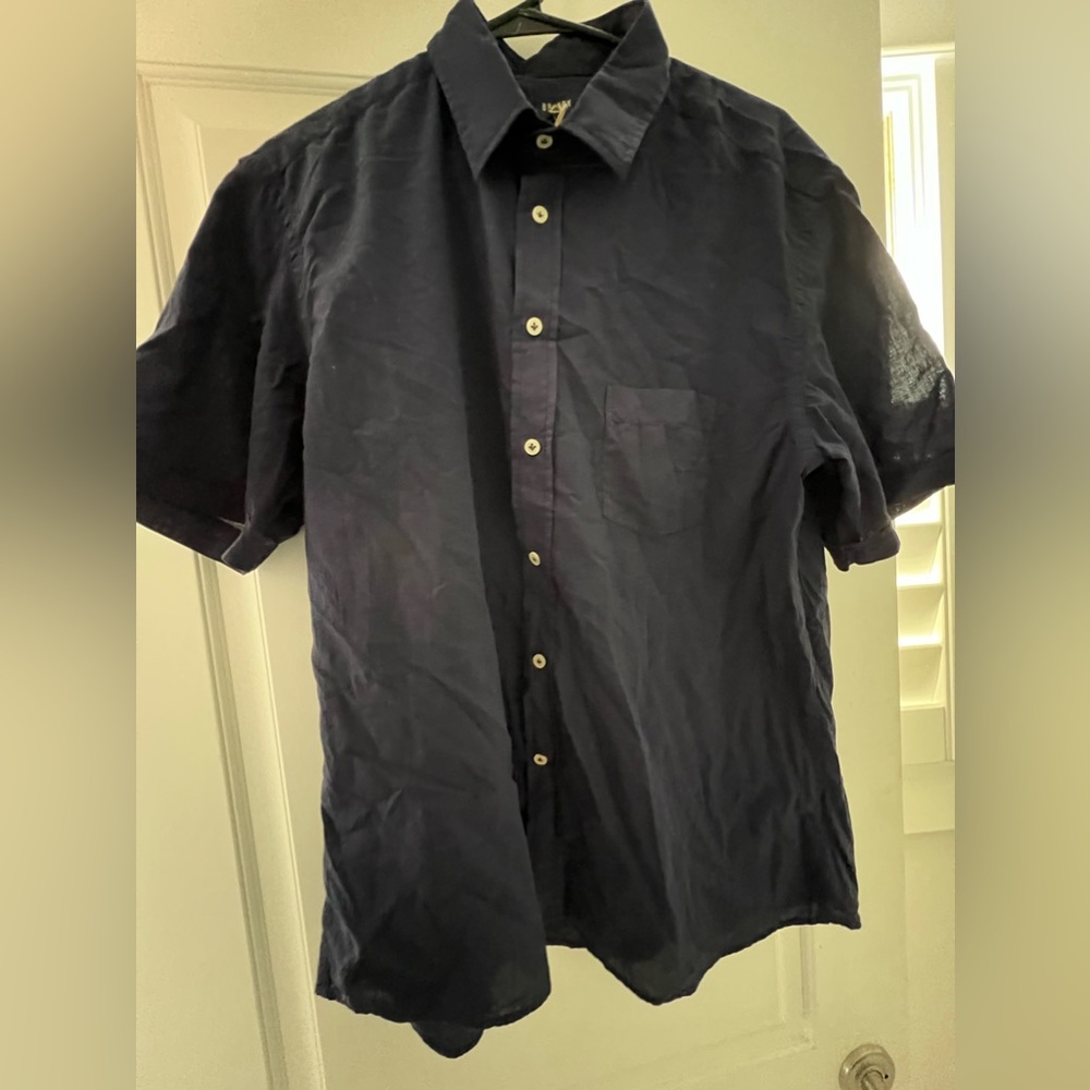 Navy Benson Collared Shirt New